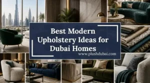 Modern upholstery ideas banner in dubai.